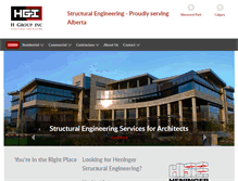 Tablet Screenshot of heningerengineering.com